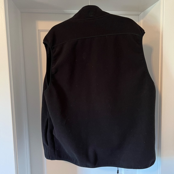 Timberland Black Fleece Vest, XL - Picture 2 of 4